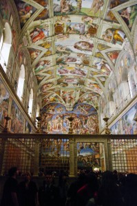 The Sistine Chapel. 
