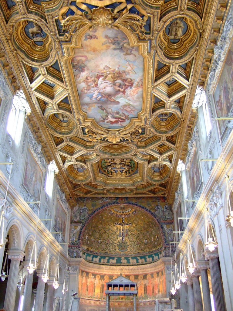 basilica san clemente ceiling