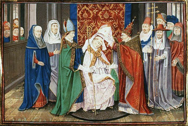 St_Hubert_of_Liège_is_consecrated_bishop_by_Pope_Sergius