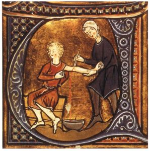 Medieval bloodletting. Something we genuinely have improved on!