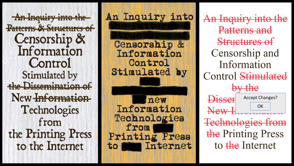 Censorship Project + A Brief History of Book Burning Ex Urbe